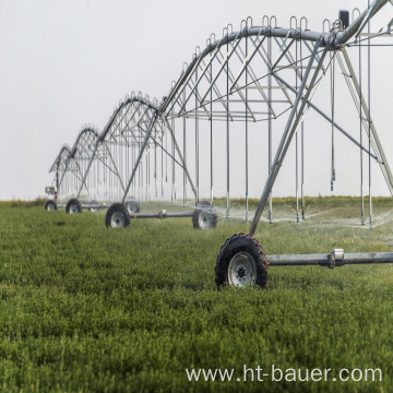 Wheel center pivot Irrigation system installation